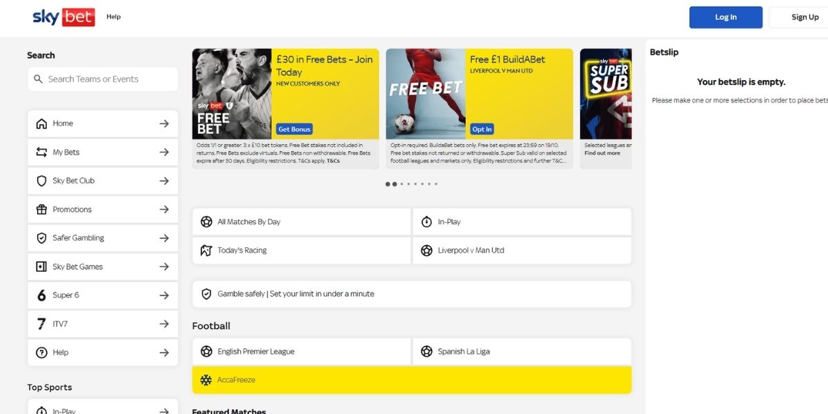Sky Bet Casino